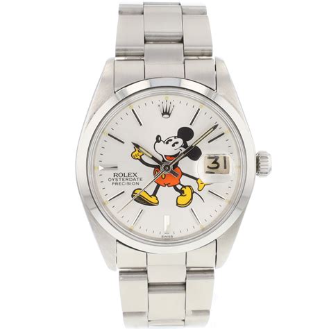 mickey mouse rolex price|rolex oysterdate precision price.